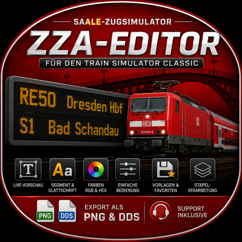Saale-Zugsimulator ZZA-Editor